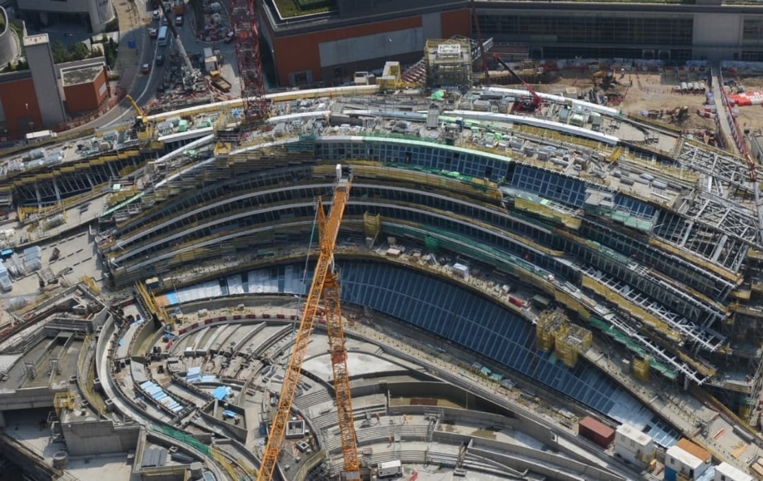 west kowloon station construction