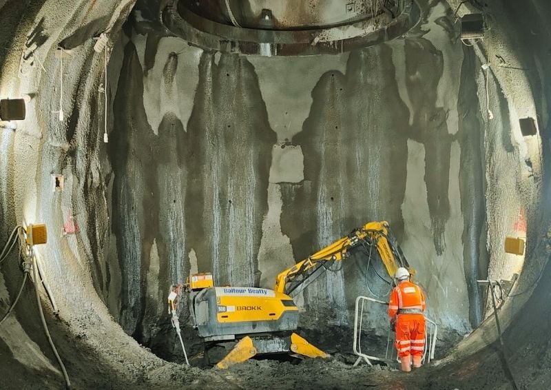 HPC marine and tunnels offshore–onshore infrastructure connection