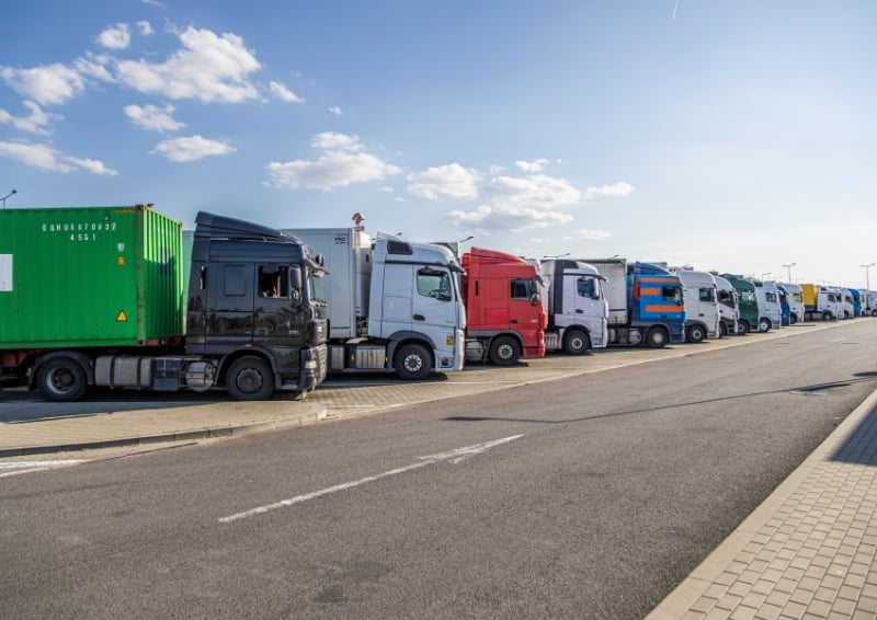 Shifting shipping onto the motorway will affect budgets and carbon emissions targets. Image credit: Shutterstock