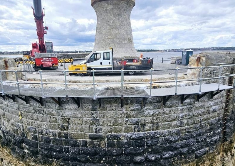The North and South Shields Piers won the Medium Project Award. Image credit: Southbay Civil Engineering Limited