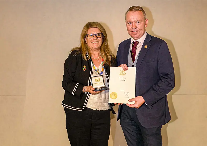 President's Medal winner Yuli Doulala-Rigby