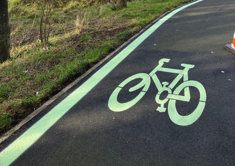 One of the projects is looking at decarbonising roads within busy city contexts, such as in Liverpool. Image credit: ADEPT Live Labs 2