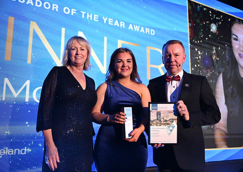 L-R: Wendy Blundell, Áine McCaffrey and David Porter. Image credit: Michael Cooper Photography