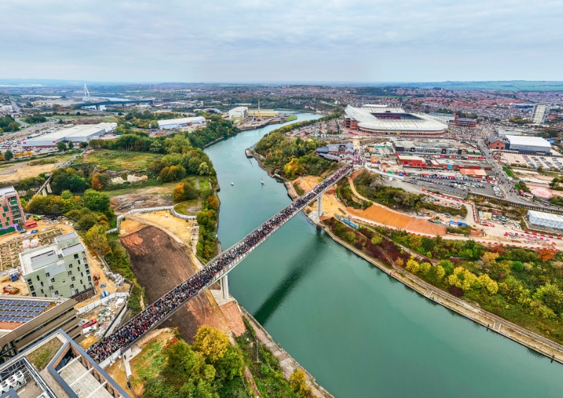 The Keel Crossing took home the Large Project Award. Image credit: Arup