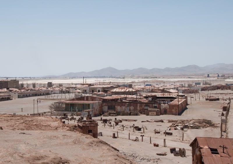 The abandoned Humberstone and Santa Laura town in Chile. Image credit: Shutterstock