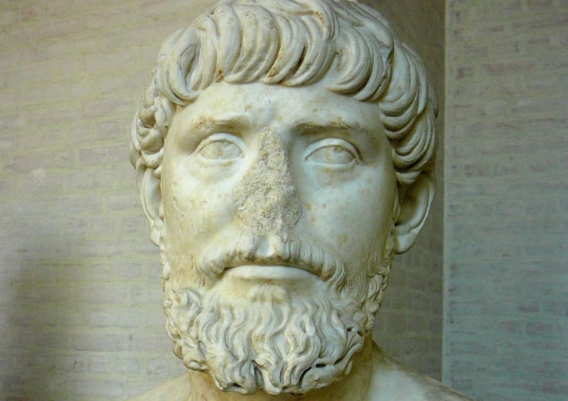 Bust of Apollodorus of Damascus. Image credit: Gun Powder Ma (licensed under <a href="https://creativecommons.org/licenses/by-sa/3.0/deed.en">CC BY-SA 3.0</a>)