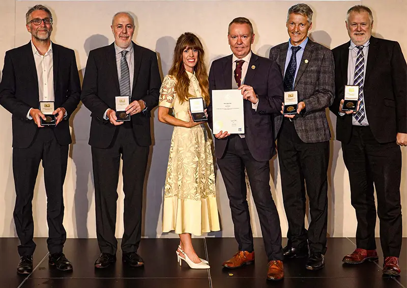 Brunel Medal Medal winners: John Russon, Andy Powell, Natasha Clark, Andy Guffogg, Tony Andryszewski