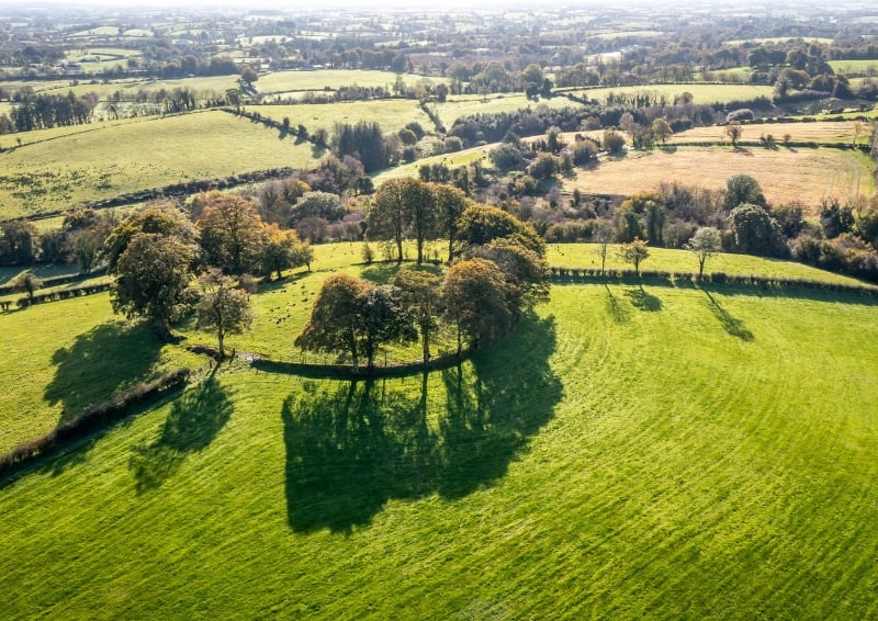 Across Ireland, fairy forts, or circular earthworks, are believed to be inhabited by the 'good people'. Image credit: Shutterstock