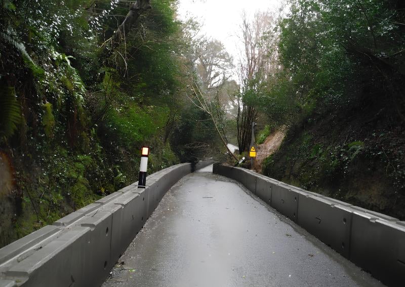 Dinah’s Hollow slope stabilisation scheme – site visit