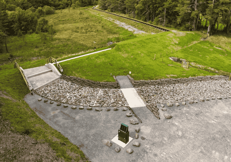 Fuches Las Reservoir remediation work
