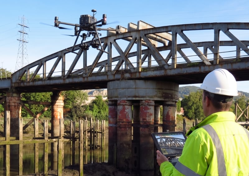 drones ai revolutionising way we look after bridges