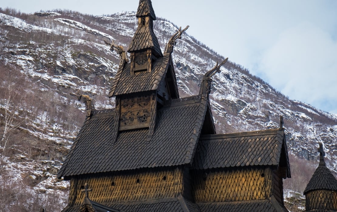 close up view of church roof