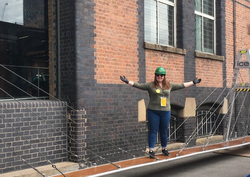 Kit Wolverson volunteering with the ICE at the Science and Industry Museum in Manchester. Image credit: ICE